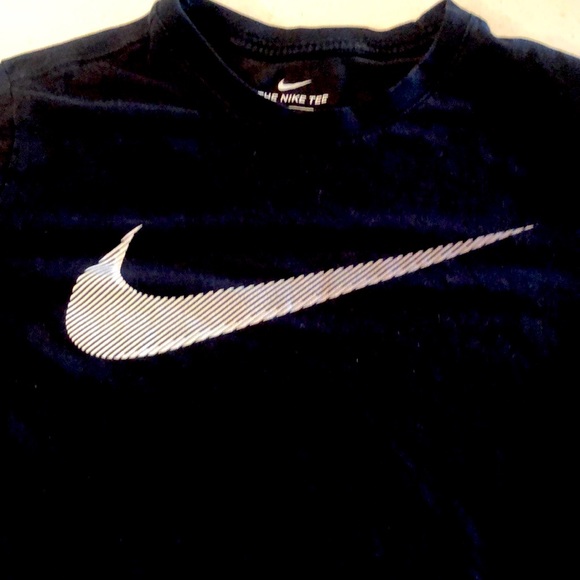 Nike DriFit Cotton T Black Medium - Picture 1 of 2